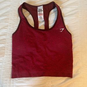 Gymshark adapt animal seamless crop top